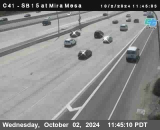 NB 15 at Mira Mesa Blvd