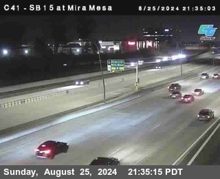 NB 15 at Mira Mesa Blvd