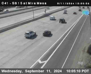 NB 15 at Mira Mesa Blvd