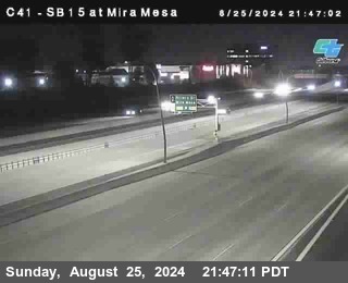 NB 15 at Mira Mesa Blvd