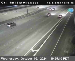 NB 15 at Mira Mesa Blvd