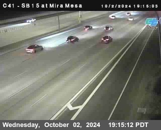 NB 15 at Mira Mesa Blvd