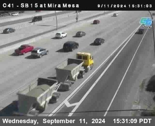 NB 15 at Mira Mesa Blvd