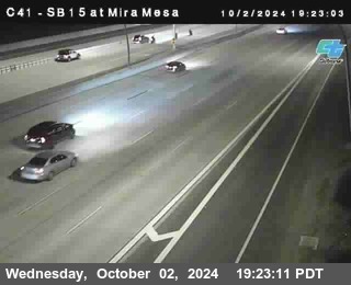 NB 15 at Mira Mesa Blvd