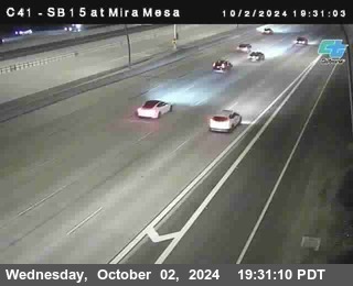 NB 15 at Mira Mesa Blvd