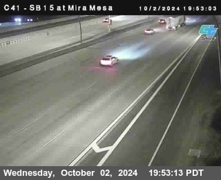 NB 15 at Mira Mesa Blvd