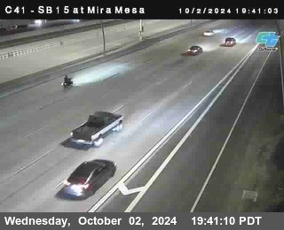 NB 15 at Mira Mesa Blvd