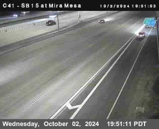 NB 15 at Mira Mesa Blvd