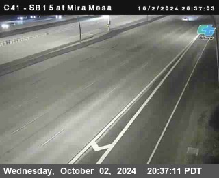 NB 15 at Mira Mesa Blvd