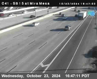 NB 15 at Mira Mesa Blvd