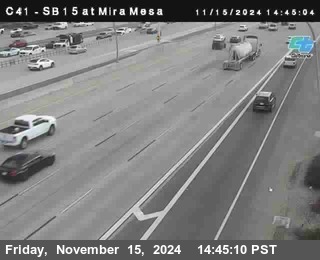 NB 15 at Mira Mesa Blvd