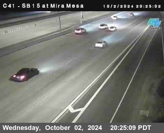 NB 15 at Mira Mesa Blvd