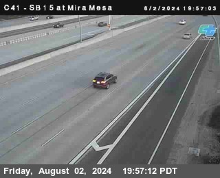 NB 15 at Mira Mesa Blvd