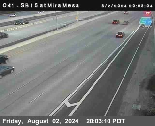 NB 15 at Mira Mesa Blvd