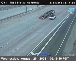 NB 15 at Mira Mesa Blvd