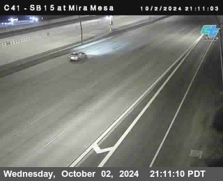 NB 15 at Mira Mesa Blvd