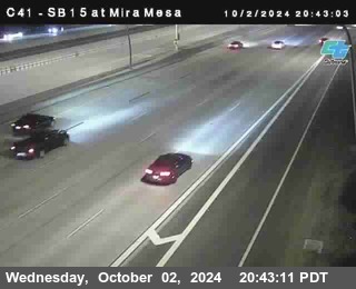 NB 15 at Mira Mesa Blvd