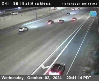 NB 15 at Mira Mesa Blvd