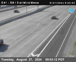 NB 15 at Mira Mesa Blvd