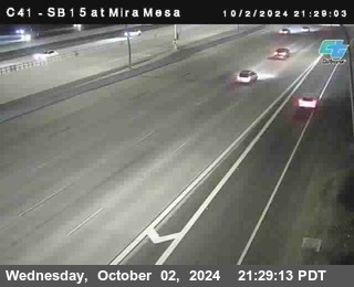 NB 15 at Mira Mesa Blvd