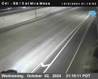 NB 15 at Mira Mesa Blvd