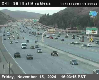 NB 15 at Mira Mesa Blvd