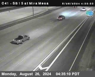 NB 15 at Mira Mesa Blvd