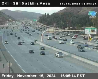 NB 15 at Mira Mesa Blvd