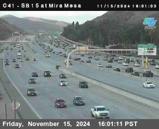 NB 15 at Mira Mesa Blvd