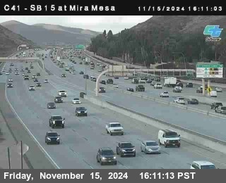 NB 15 at Mira Mesa Blvd