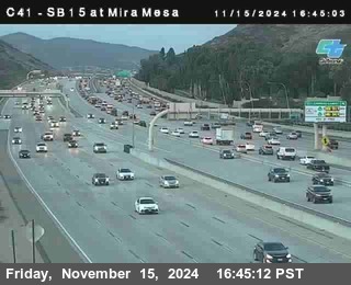 NB 15 at Mira Mesa Blvd