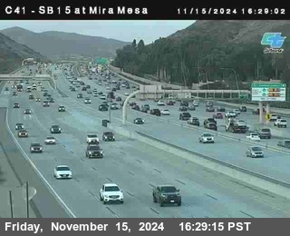 NB 15 at Mira Mesa Blvd