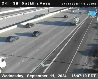 NB 15 at Mira Mesa Blvd