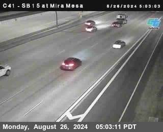 NB 15 at Mira Mesa Blvd