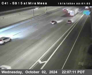 NB 15 at Mira Mesa Blvd