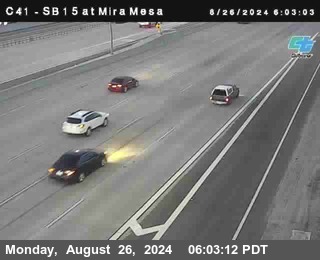 NB 15 at Mira Mesa Blvd