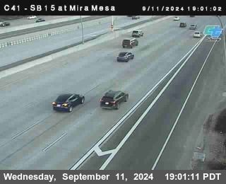 NB 15 at Mira Mesa Blvd