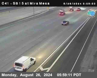 NB 15 at Mira Mesa Blvd