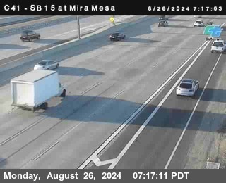 NB 15 at Mira Mesa Blvd