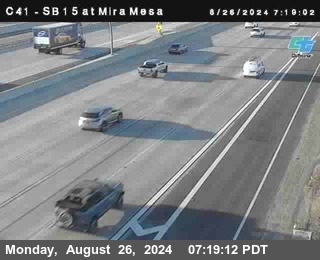 NB 15 at Mira Mesa Blvd