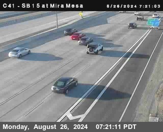 NB 15 at Mira Mesa Blvd