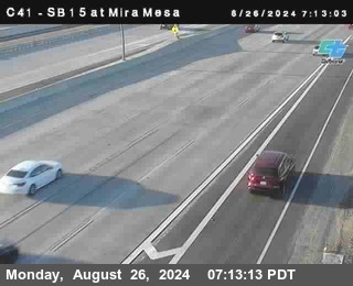 NB 15 at Mira Mesa Blvd