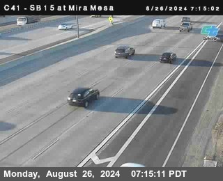 NB 15 at Mira Mesa Blvd