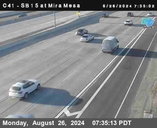 NB 15 at Mira Mesa Blvd