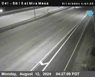 NB 15 at Mira Mesa Blvd