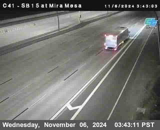 NB 15 at Mira Mesa Blvd