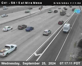 NB 15 at Mira Mesa Blvd