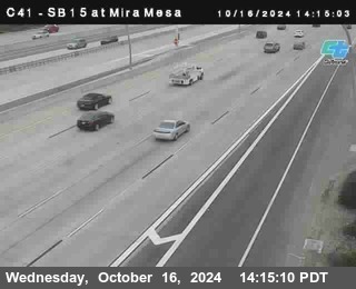 NB 15 at Mira Mesa Blvd