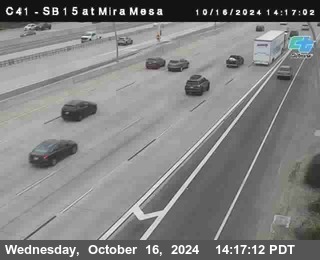 NB 15 at Mira Mesa Blvd