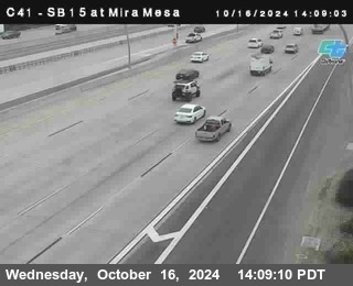 NB 15 at Mira Mesa Blvd